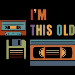 Men's Design By Humans I'm this old - Old data storage media By DsgnCraft Tank Top