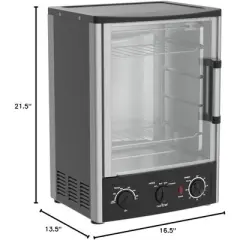 NutriChef 24+ Quart Vertical Rotisserie Oven - Multi-Function Countertop Cooker with Bake, Roast & Broil