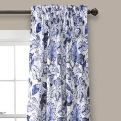 Set of 2 Cynthia Jacobean Window Curtain Panels - Lush D&eacute;cor