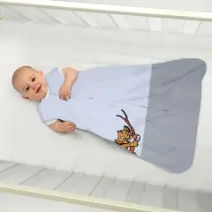 Lambs & Ivy Disney Baby Lion King Simba Blue Appliqued Cotton Wearable Blanket