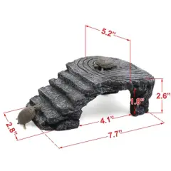 Unique Bargains Ladders Design Resin Ramp Aquarium Fish Tank Landscape Decor for Tortoise Turtle