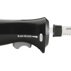 Hamilton Beach Electric Knife Carving Set Black - 74277: Turkey Carving Knife with Carving Fork, Dishwasher-Safe Parts
