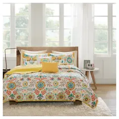 Eva Paisley Quilted Coverlet Set