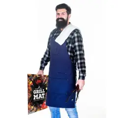 Kaluns Grill Mat, Set of 3 BBQ Mats, Heat Resistant, Nonstick and Reusable