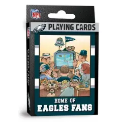 MasterPieces Officially Licensed NFL Philadelphia Eagles Fan Deck Playing Cards - 54 Card Deck