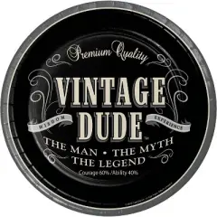 Vintage Dude 50th Birthday Party Supplies Kit