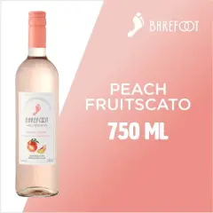 Barefoot Cellars Fruitscato Peach Moscato Sweet Wine - 750ml Bottle