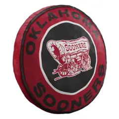 15" NCAA Oklahoma Sooners Cloud Pillow: Sports Team Logo Plush Novelty