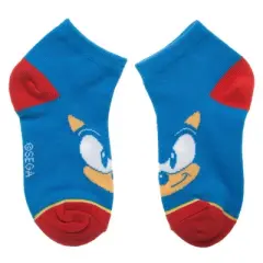 Sega Sonic The Hedgehog Youth Ankle Socks Child Video Game 4 PAIRS Multicoloured