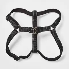 Core Reflective Step in Dog Adjustable Harness - Black - Boots & Barkley&trade;