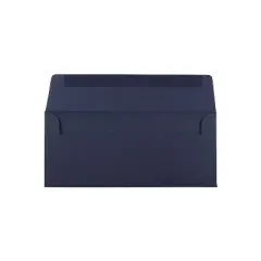 JAM Paper #10 Business Envelopes 4.125 x 9.5 Navy Blue LEBA367I