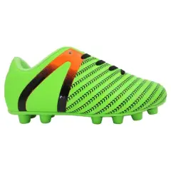 Vizari Kids Impact Firm Ground Outdoor Soccer Cleats &ndash; Enhanced Traction & Superior Ball Control - Kids & Youth Soccer Cleats With Adjustable Straps & Padded Heels - Durable & Water-resistant Shoes