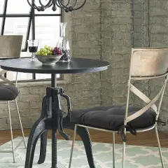 Habitat Tufted Ultra Soft Comfortable Chair Pad Pack of 2 Each 15" X 15" Black