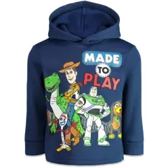 Disney Pixar Pixar Toy Story Rex Forky Buzz Lightyear Fleece Pullover Hoodie and Pants Outfit Set Toddler