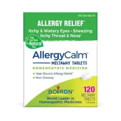 AllergyCalm Tablets by Boiron  -  120 Tablet