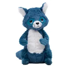 TriAction Toys Les Deglingos Ptipotos Netoitou the Raccoon Plush | Blue