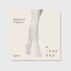 Women's Cable Sweater Tights - A New Day&trade;