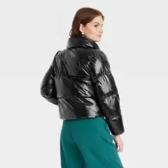 Women's Short Relaxed Puffer Jacket - A New Day&trade;
