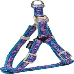 Touchdog  'Bone Patterned' Tough Stitched Dog Harness and Leash