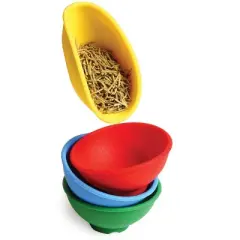 Norpro Multicolor Silicone Mini Pinch Bowls, Set of 4