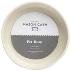 Mason Cash: Embossed Bone Dog Bowl, Cream, 5.9", 17oz, Food & Water Dish