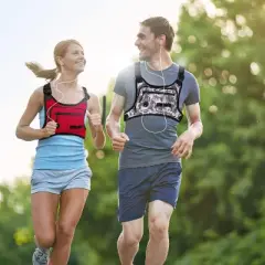 Running Chest Pack Lightweight, Outdoor Sports Vest Bag with Phone Holder for Men Women, Ideal for Cycling, Hiking, Workout, Skiing