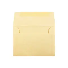 JAM Paper A1 Parchment Invitation Envelopes 3.625x5.125 Antique Gold Recycled 90090522