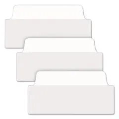 Avery Ultra Tabs Repositionable Tabs, Wide and Slim: 3" x 1.5", 1/3-Cut, White, 24/Pack