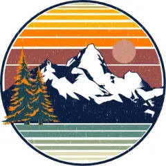 Men's Design By Humans Mountain View By pilipsjanuarius Tank Top