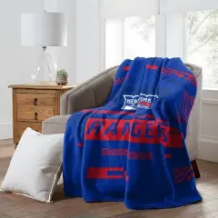 NHL New York Rangers Digitized 60 x 80 Raschel Throw Blanket