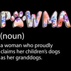 Men's Design By Humans Grandmother Loves Grandogs Pawma By littlesenh1 Tank Top