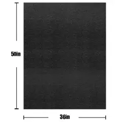 MOVSSOU Under Grill Mats Fireplace Fire Pit Mats Fireproof Grill Pad Reusable 50 x 36 inch