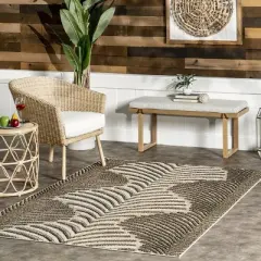 nuLOOM Mandie Modern Zebra Indoor/Outdoor Patio Area Rug