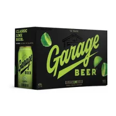 Braxton Garage Beer Classic Lime Beer - 12pk/12 fl oz Cans