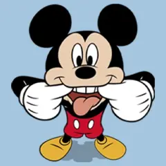 Boy's Disney Mickey Mouse Tongue Out T-Shirt