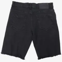 RAW X Toddler Slim Fit Distressed Denim Cut Off Shorts, Kids Fashion Rips Stretch Washed Jean Shorts