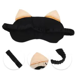 Unique Bargains Portable Elastic Strap Eye Mask Orange 1 Pc