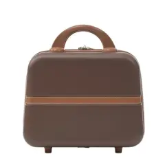 MAYEERTY Hardshell Luggage Set 3 Pieces 20"and 28" Luggage Cosmetic Case Spinner Suitcase with Lock Lightweight Brown