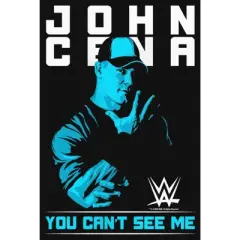 Girl's WWE John Cena You Can't See Me Blue T-Shirt