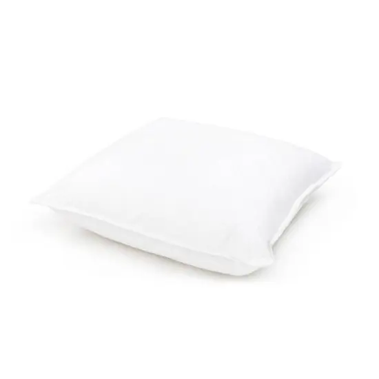 20" x 20" Down Alternative White Square Pillow Insert | BOKSER HOME image {1}