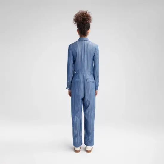 Women's Long Sleeve Denim Jumpsuit - Wild Fable&trade; image {4}