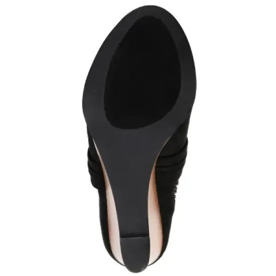 Journee Collection Womens Sabeena Inside Zip Open Toe Wedge Booties image {4}