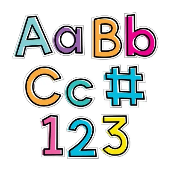 Carson Dellosa Education 4in Kind Vibes Combo Pack Bulletin Board Letters (219 pieces) image {5}