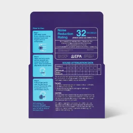 Sleeping Foam Earplugs - 12 Pair - up&up&trade; image {2}