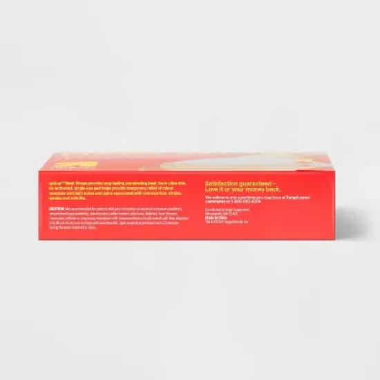 Heat wraps for Neck - 4pk - up&up&trade; image {2}