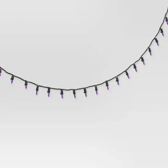 300ct LED Halloween Indoor Outdoor Miniature String Lights Purple/Black - Hyde and EEK! Boutique&trade; image {2}