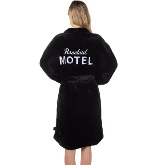 Schitt's Creek Gift Luxury Bathrobe Robe - Rosebud Motel and Rose Apothecary image {4}