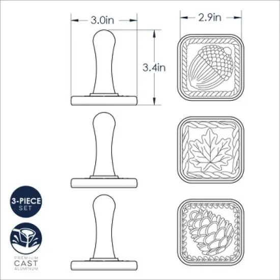Nordic Ware Fall Forest Springerle Cookie Stamps image {4}