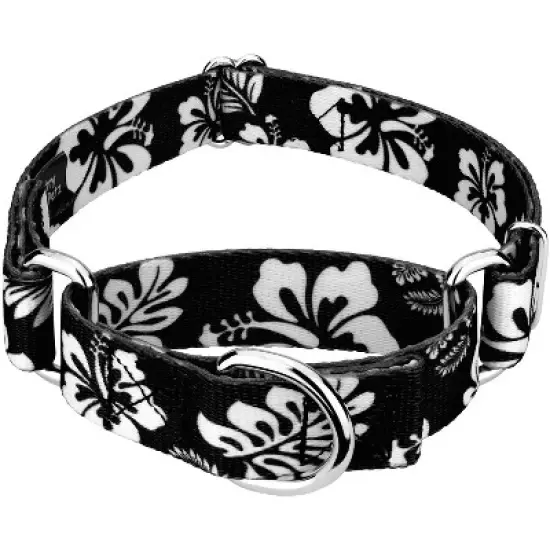 Country Brook Petz - Black Hawaiian Martingale Dog Collar image {2}