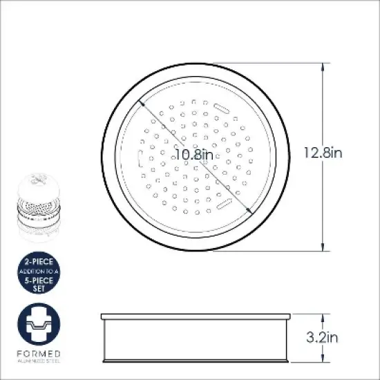 Nordic Ware Kettle Smoker Extender Kit image {1}